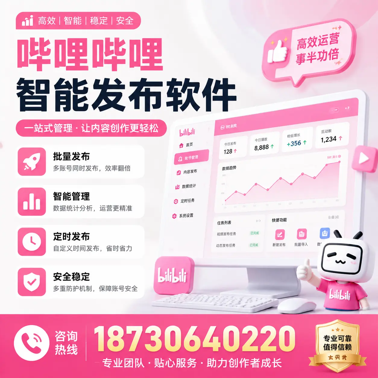 如何评估哔哩哔哩智能发布软件的ROI?上饶 企业必读